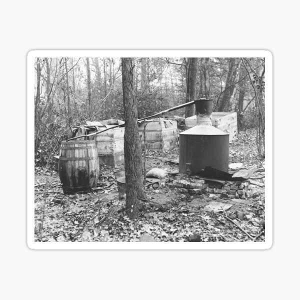 Item preview, Moonshine Still in the Woods, 1931. Vintage Photo designed and sold by historyphoto.