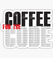 Coffee for code Sticker