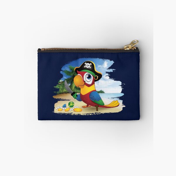 Item preview, Pirate Parrot with Treasure and Sword designed and sold by 513KellySt.