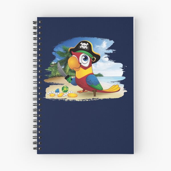 Item preview, Pirate Parrot with Treasure and Sword designed and sold by 513KellySt.