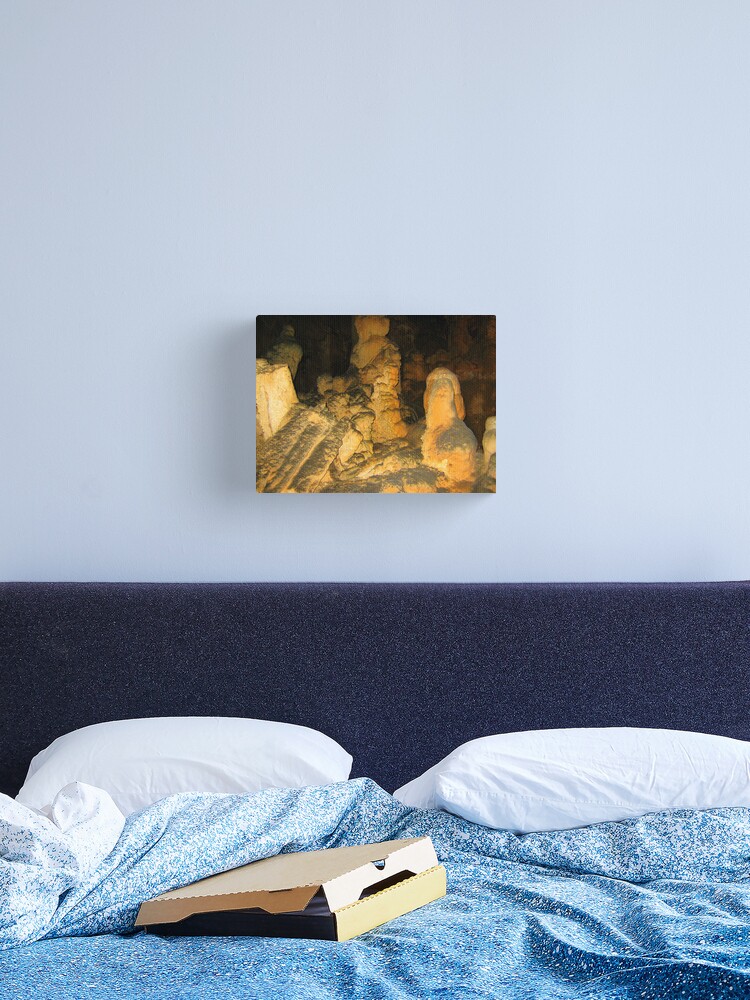 Thumbnail 2 of 3, Canvas Print, CAVE PEOPLE GATHERING designed and sold by TatianaMichaela.