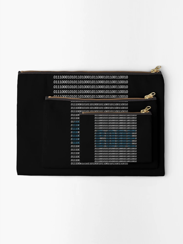 Thumbnail 2 of 4, Zipper Pouch, Code - programmer designed and sold by ZdravkovDesign.