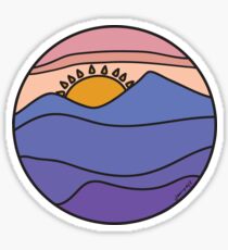 Blue Ridge Mountains Sunset Sticker