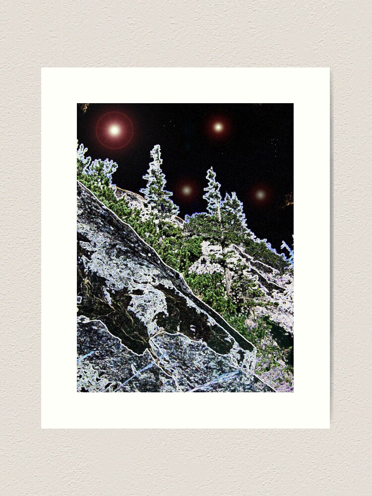 Thumbnail 1 of 3, Art Print, MIDNIGHT FANTASY designed and sold by TatianaMichaela.