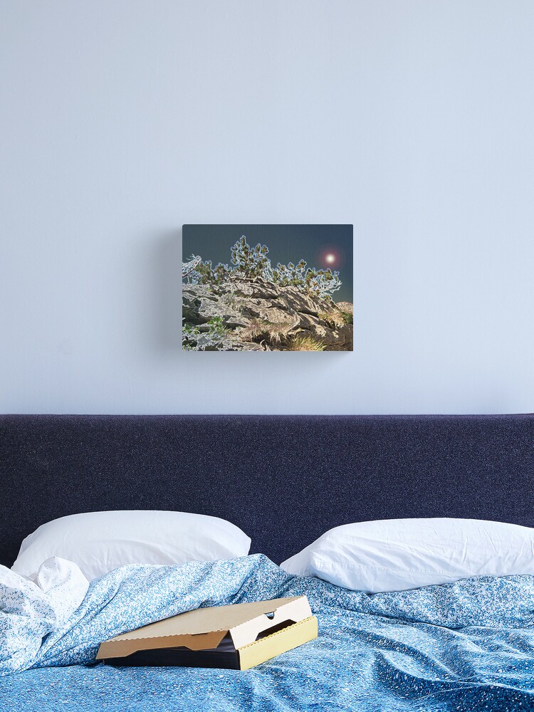 Thumbnail 2 of 3, Canvas Print, MOONLIGHT FANTASY designed and sold by TatianaMichaela.
