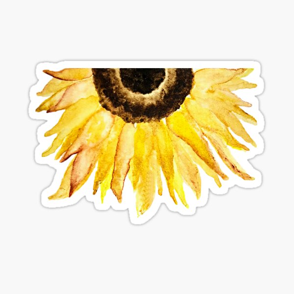 Item preview, Sunflower Watercolor designed and sold by Emily Ha.