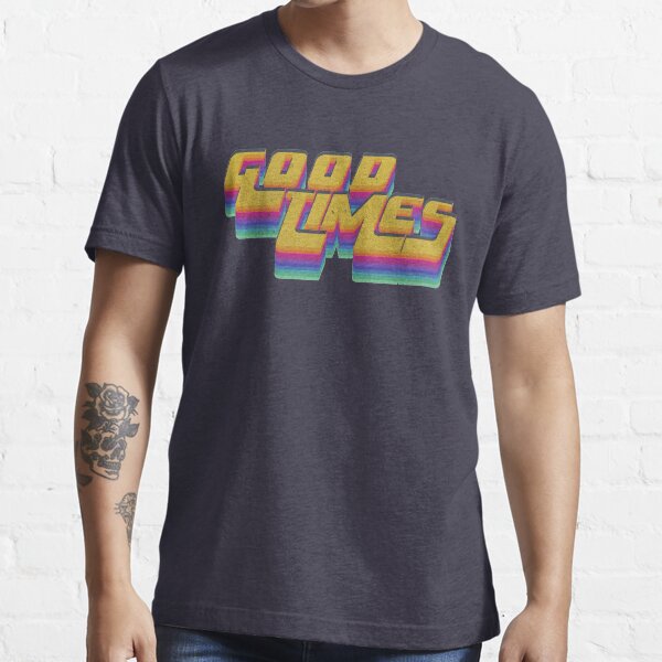 Good Times Seventies 70s T-Shirt Cool Vintage Retro Style Essential T-Shirt