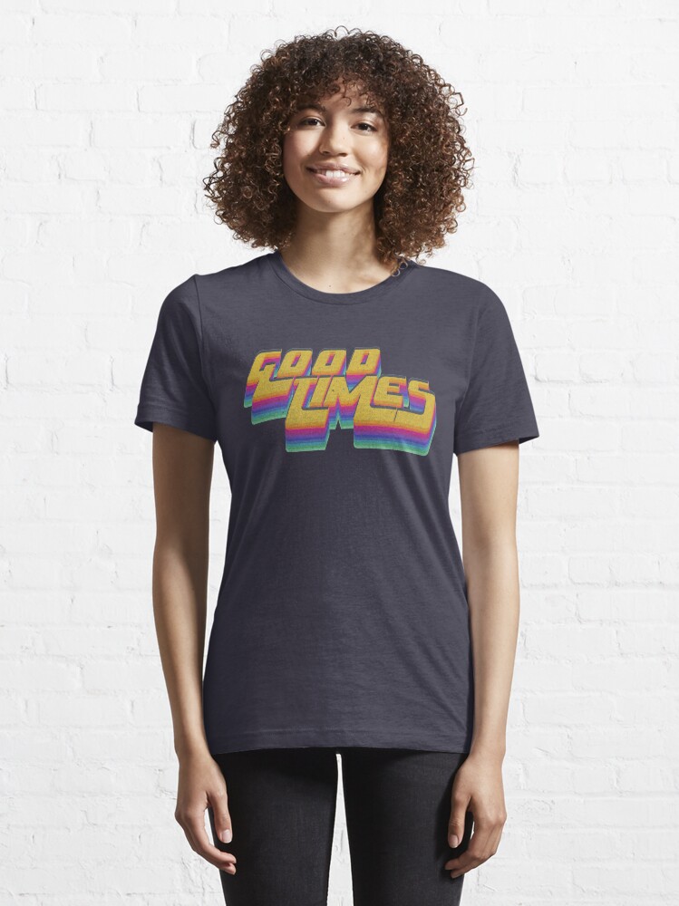 Alternate view of Good Times Seventies 70s T-Shirt Cool Vintage Retro Style Essential T-Shirt