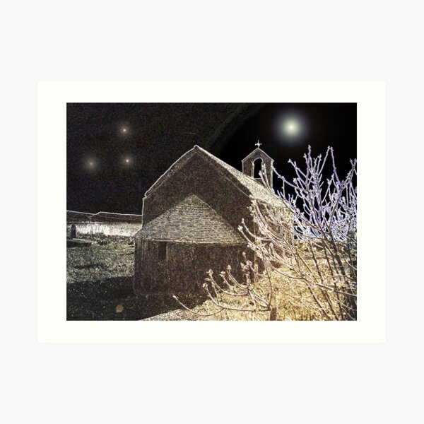 OLD CHURCH Art Print