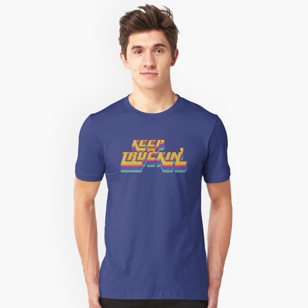 Keepin It Real Seventies 70s T-Shirt Cool Vintage Retro Slim Fit T-Shirt
