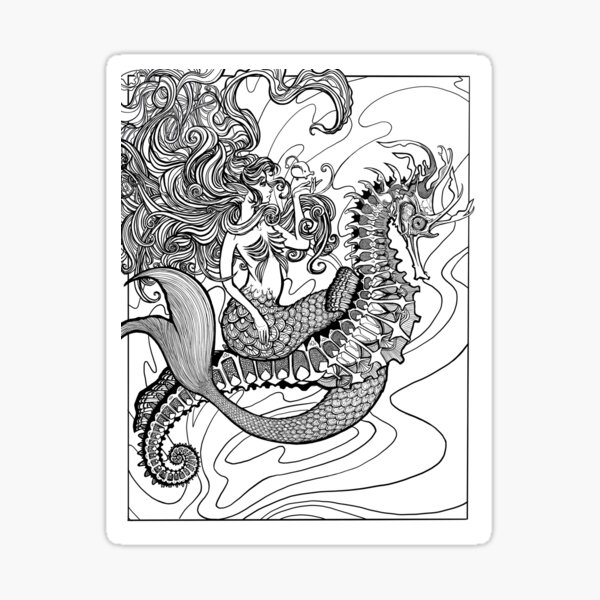 Download Mermaid Coloring Book Gifts Merchandise Redbubble