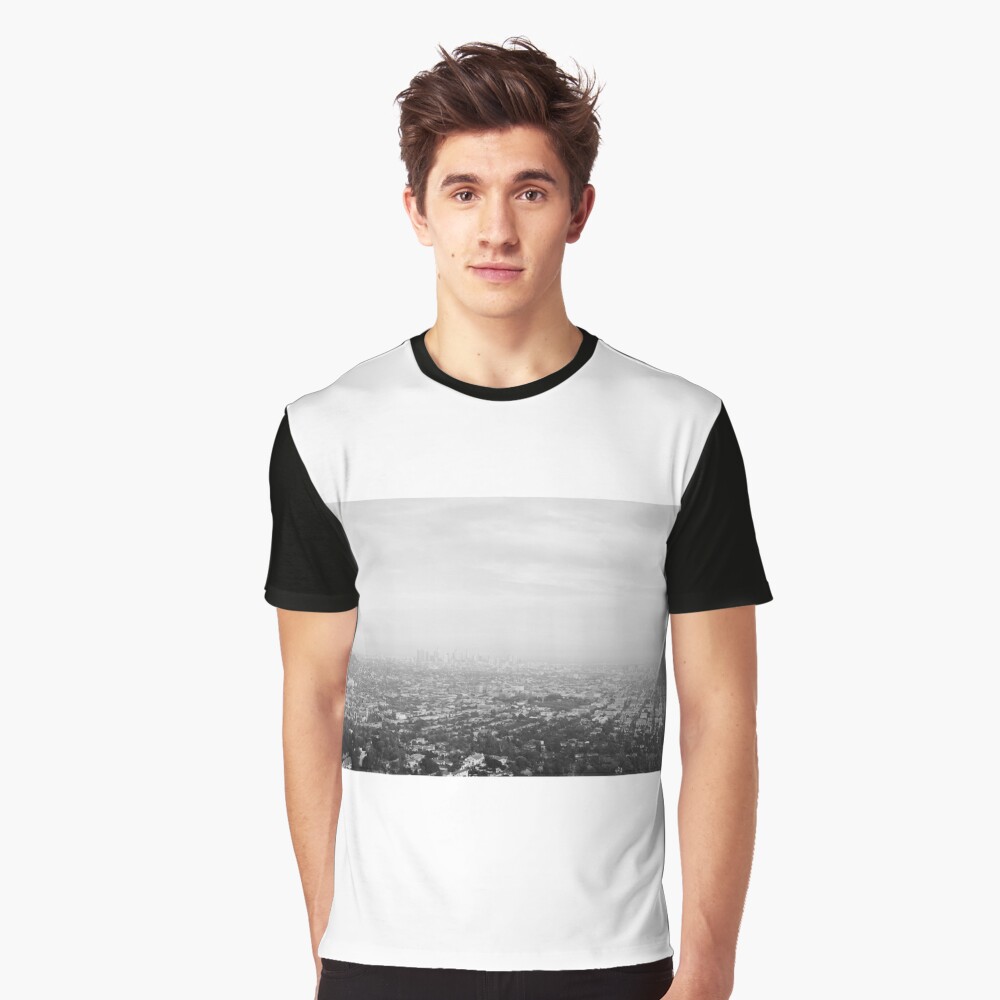 Los Angeles - White and Black Essential T-Shirt for Sale by