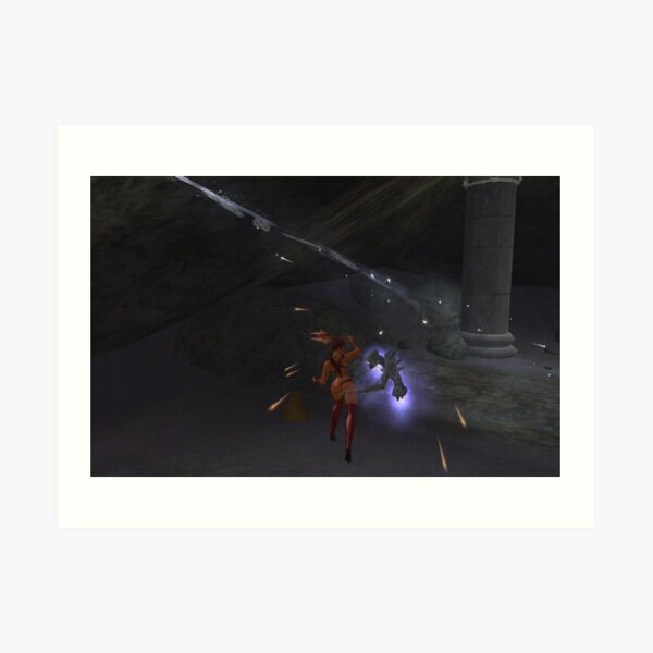 Lady Sheenah vs. The Nerva Spectral Daemon Art Print