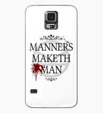 Manners Maketh Man Case/Skin for Samsung Galaxy