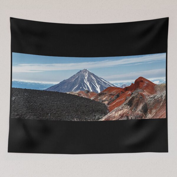 Item preview, Panoramic volcanic landscape - crater active Avacha Volcano in Kamchatka Peninsula designed and sold by Alexander Piragis.
