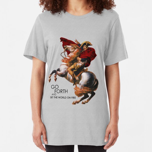 Go Forth and Conquer Slim Fit T-Shirt