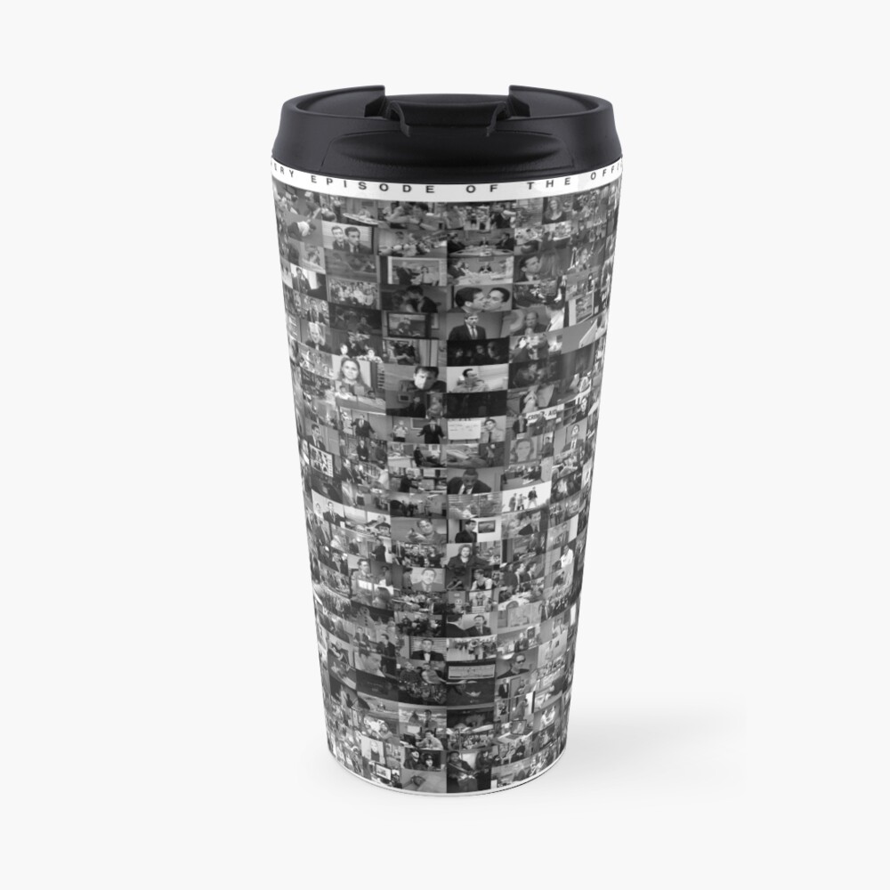 "Every Episode of The Office" Travel Coffee Mug for Sale by whermansehr