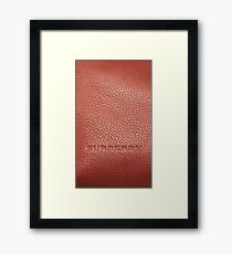burberry Framed Print