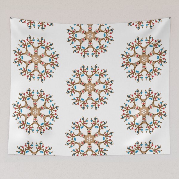 Item preview, Rudolph Christmas Snowflake designed and sold by oberdoofus.