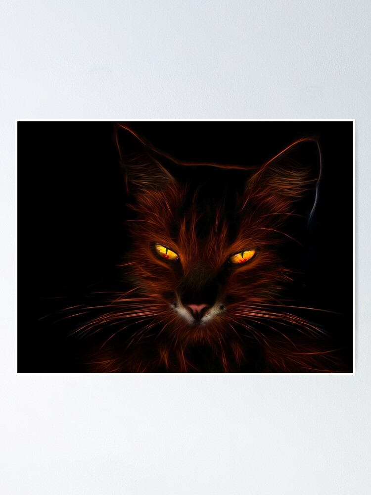 Thumbnail 1 of 3, Poster, Cat Design designed and sold by ExplosiveA.