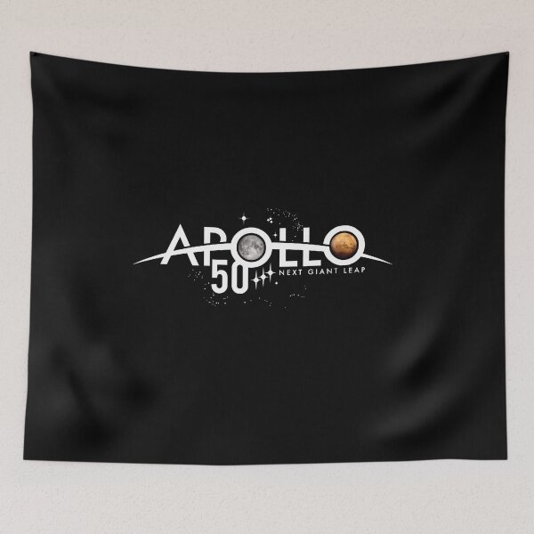 Item preview, Apollo 50th Anniversary Logo - Next Giant Leap - First the Moon, next Mars! designed and sold by everydayjane.