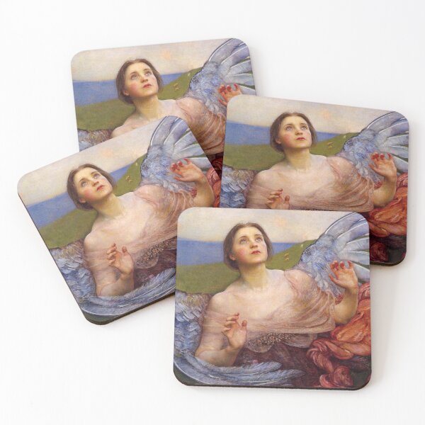 Item preview, The Sense of Sight, Beautiful Angel antique art designed and sold by Glimmersmith.