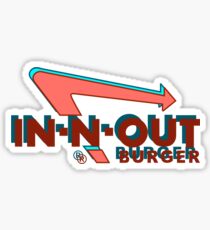 Pegatina Retro In-N-Out