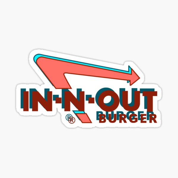Retro In-N-Out Sticker