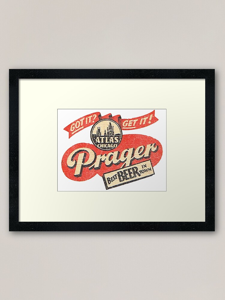 Alternate view of Prager Beer Framed Art Print