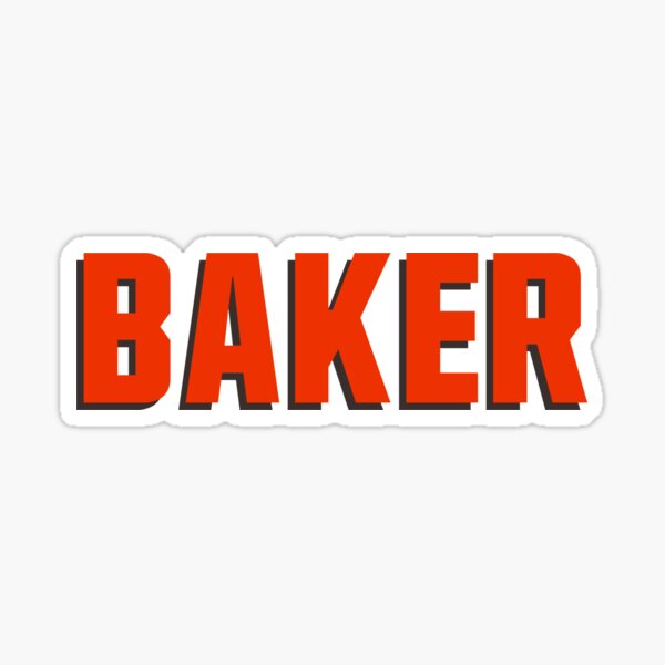 Baker Sticker Sticker