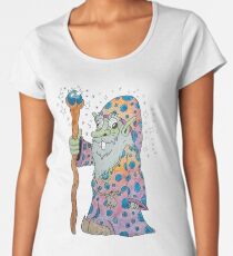 Wacky Elf Wizard Women's Premium T-Shirt