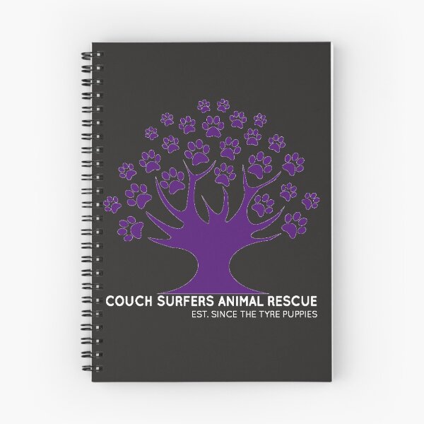Item preview, Couch Surfers Animal Rescue White text designed and sold by SloganTees.