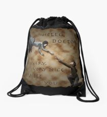 Hello, Doctor. Drawstring Bag