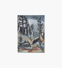 North Woods Mood(Based on a Watercolor by Charles E. Burchfield Art Board