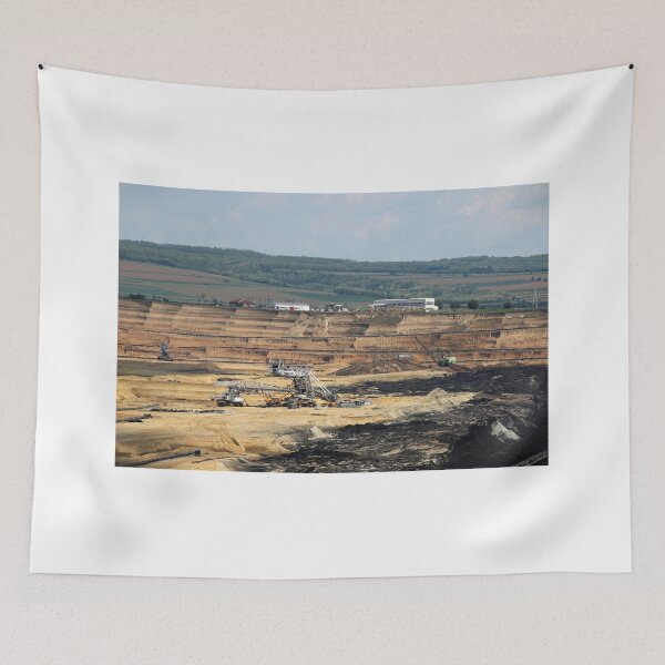 Item preview, open pit coal mine with machinery mining industry designed and sold by goceris.