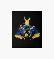 All-MIght! Art Board Print
