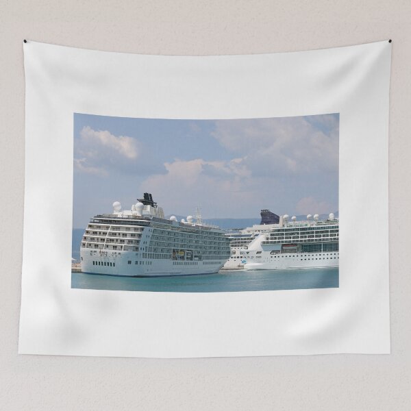 Item preview, three cruiser ship Corfu island Greece designed and sold by goceris.