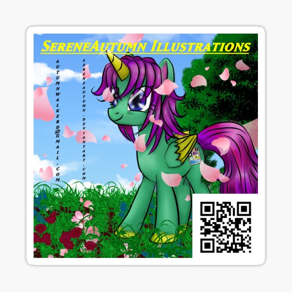 Serene Sequitur, Alicorn of Sequential Art Sticker