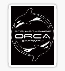 End Worldwide Orca Captivity Sticker