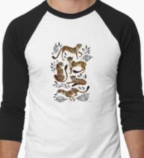 Gepard-Sammlung - Mokka- u. Schwarz-Palette Baseballshirt mit 3/4-Arm