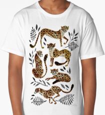 Cheetah Collection – Mocha & Black Palette Long T-Shirt