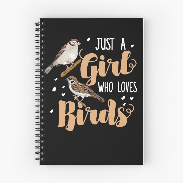 Item preview, Just A Girl Who Loves Birds designed and sold by Pubi.