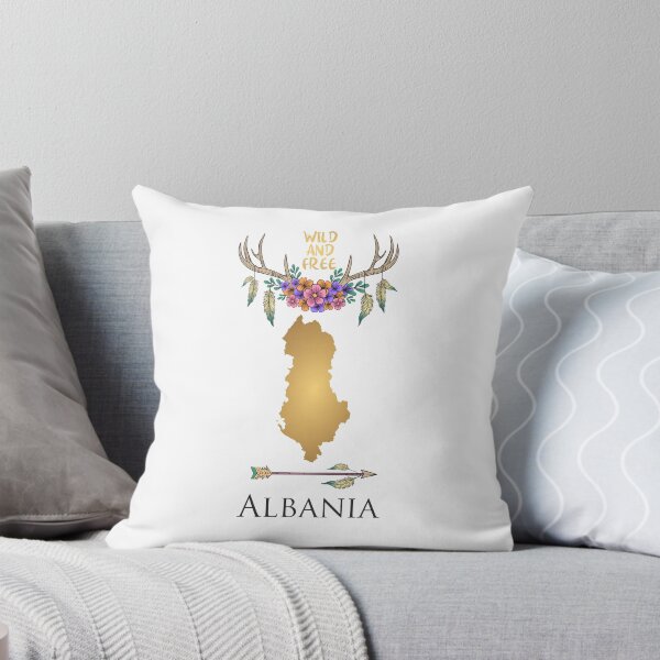 Item preview, Albania Map Boho  designed and sold by tanabe.