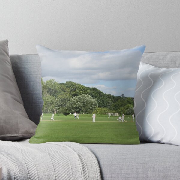 A Great British Tradition (Cricket) Throw Pillow