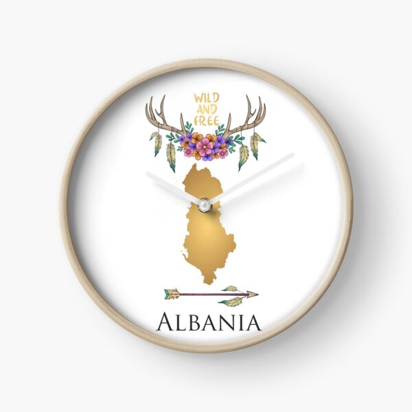 Item preview, Albania Map Boho  designed and sold by tanabe.