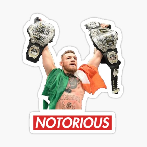 conor mcgregor the notorious Sticker