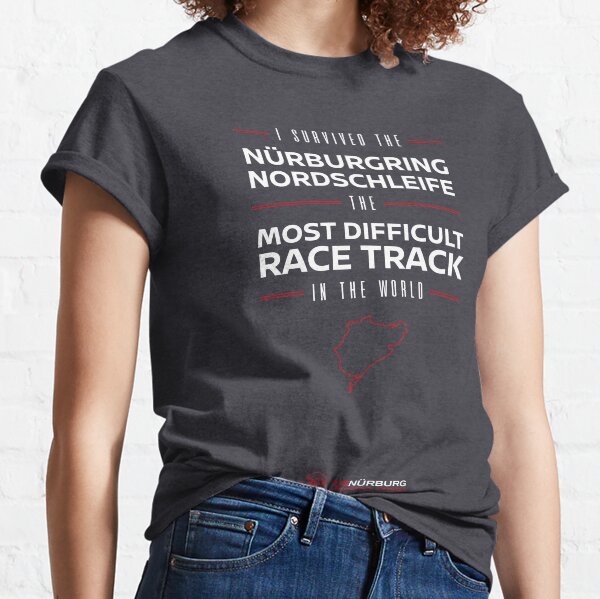 I Survived the Nürburgring - Red / White Classic T-Shirt