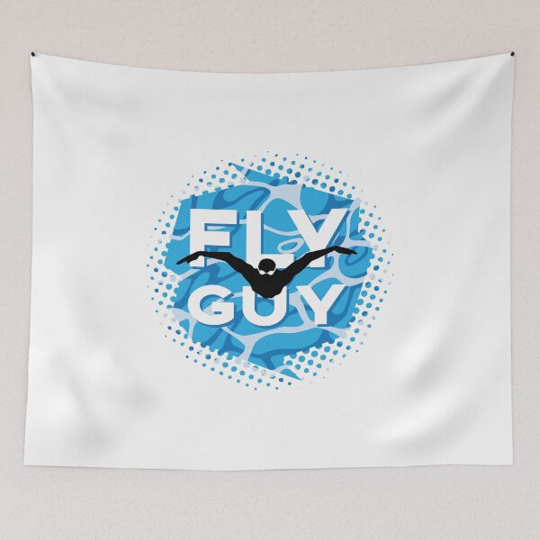 Item preview, Swim Pool ButterFly Guy Swimmer designed and sold by oberdoofus.