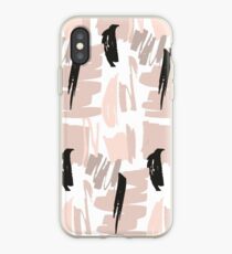 Blush Brush Stroke Pattern iPhone-Hülle & Cover