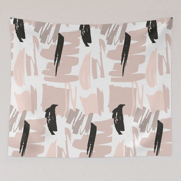 Item preview, Blush Brush Stroke Pattern designed and sold by stylebytara.